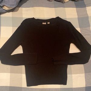 Twik- Simons black long sleeve xsmall viscose & nylon